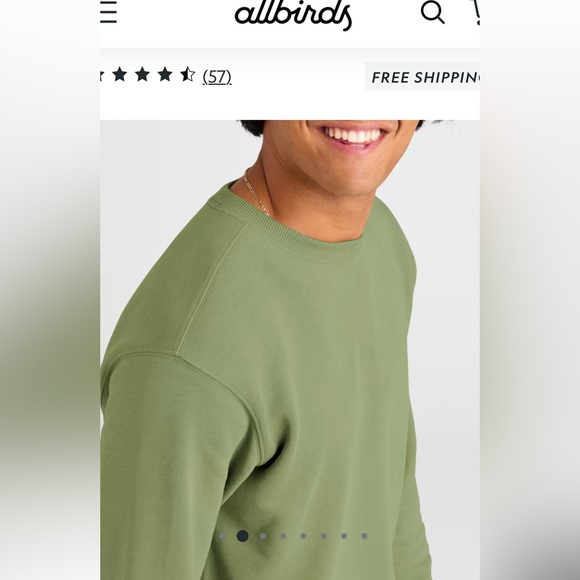 NWT allbirds Men’s  R& R Sweatshirt - Picture 3 of 16